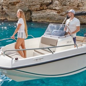 Bateau d'occasion Quicksilver Activ 505 Open, à vendre. Cap Ouest, vente de bateaux d'occasion et neufs. Centre agrée Mercury et revendeur Quicksilver.
