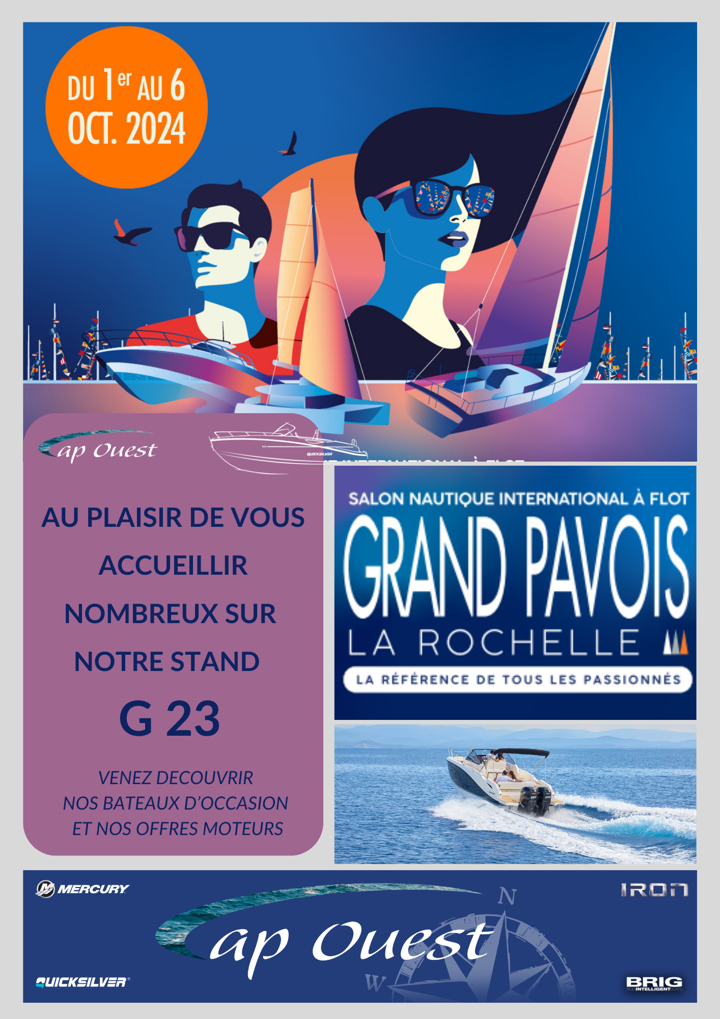 Cap Ouest salon nautique grand pavois la rochelle